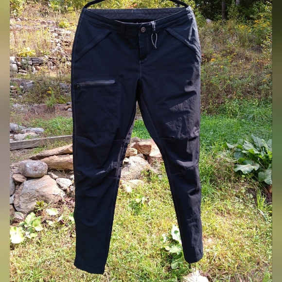 Kuhl Women's Jetstream Rain Pants Hiking Camping Nylon Outdoor Size 12 Reg Black - Picture 1 of 9